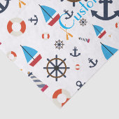 Nautisch thema Thunder_Cove Tissuepapier (Detail)