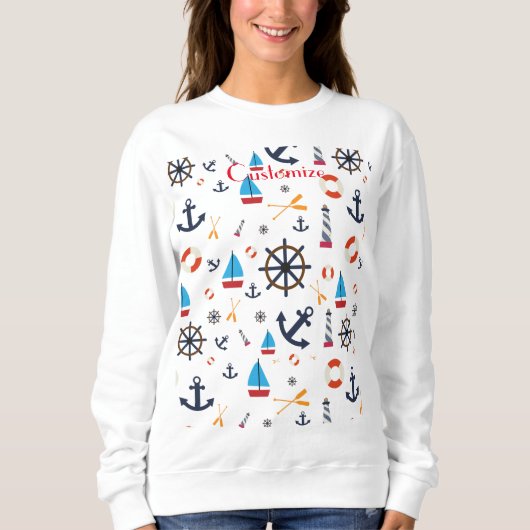 Nautisch thema Thunder_Cove Trui (Voorkant)