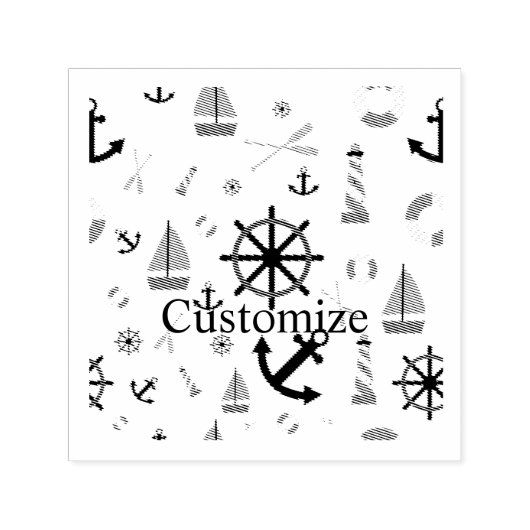 Nautisch thema Thunder_Cove Zelfinktende Stempel (Design)
