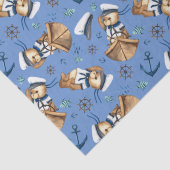 Nautisch thema tissuepapier (Detail)