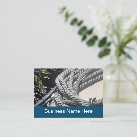 Nautisch thema Twee zijdelingse Visitekaartjes (Staand voorkant)