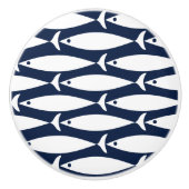 Nautisch thema van de kustvis keramische knop (Voorkant)