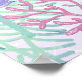 Nautisch thema verjaardagsfeest Poster. Poster (Hoek)