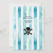 Nautisch thema verjaardagskaart. 10e verjaardag. kaart (Achterkant)