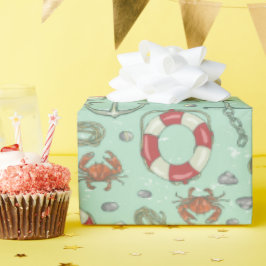 Nautisch thema Verpakkingspapier Cadeaupapier