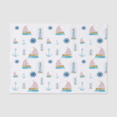 Nautisch thema waterverf tissuepapier (Voorkant)