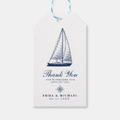 Nautisch thema Weddenschappen Aangepast Cadeaulabel (Voorkant)