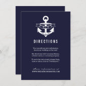 Nautisch thema | Weddenschappen Informatiekaartje (Voorkant / Achterkant)