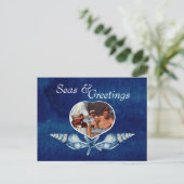 Nautisch-thema Zeeen en Groeten Vakantie Briefkaar Briefkaart (Staand voorkant)