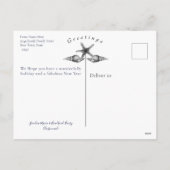 Nautisch-thema Zeeen & Groeten Vakantie Briefkaart (Achterkant)