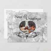 Nautisch-thema Zeeen & Groeten Vakantie Briefkaart (Voorkant / Achterkant)