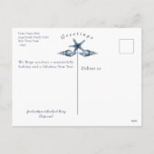 Nautisch-thema Zeeen & Groeten Vakantie Briefkaart (Achterkant)