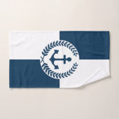 Nautisch thematisch ontwerp bad handdoek (Handdoek)