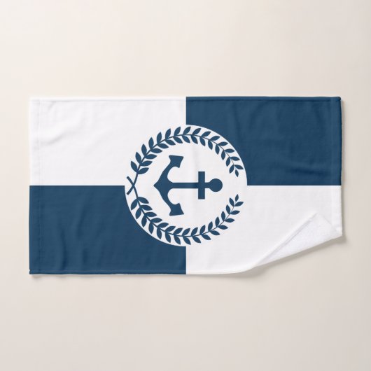 Nautisch thematisch ontwerp bad handdoek (Handdoek)