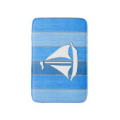 Nautisch thematisch ontwerp badmat (Voorkant Verticaal)