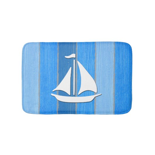 Nautisch thematisch ontwerp badmat (Voorkant)