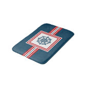 Nautisch thematisch ontwerp badmat (Gekanteld)