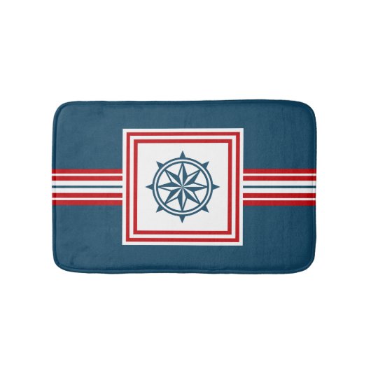 Nautisch thematisch ontwerp badmat (Voorkant)