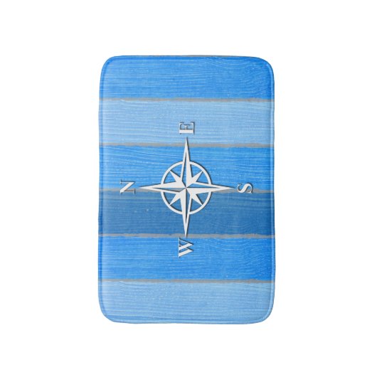 Nautisch thematisch ontwerp badmat (Voorkant Verticaal)