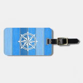 Nautisch thematisch ontwerp bagagelabel (Voorkant horizontaal)