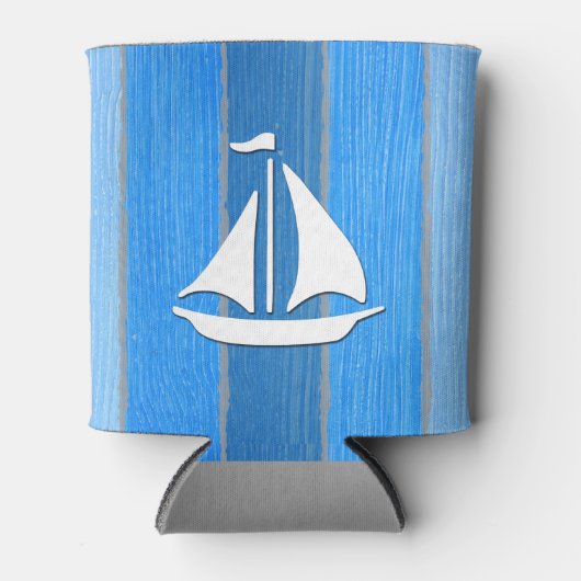 Nautisch thematisch ontwerp blikjeskoeler (Voorkant)