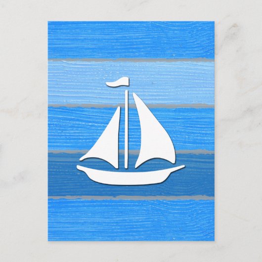 Nautisch thematisch ontwerp briefkaart (Voorkant)