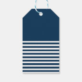 Nautisch thematisch ontwerp cadeaulabel (Achterkant)