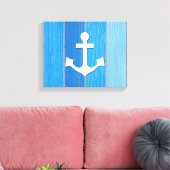 Nautisch thematisch ontwerp canvas afdruk (Insitu (Woonkamer))