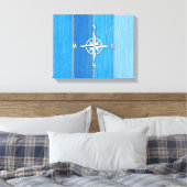 Nautisch thematisch ontwerp canvas afdruk (Insitu (Slaapkamer))