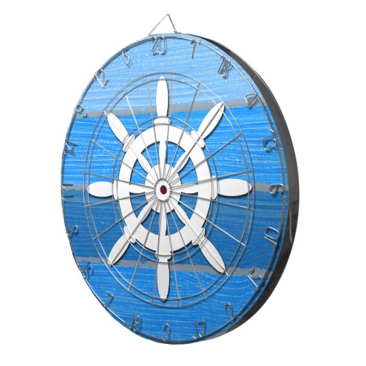 Nautisch thematisch ontwerp dartbord (Voorkant Rechts)