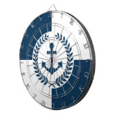 Nautisch thematisch ontwerp dartbord (Voorkant Rechts)