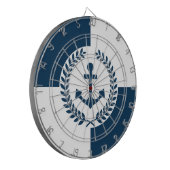 Nautisch thematisch ontwerp dartbord (Voorkant Links)