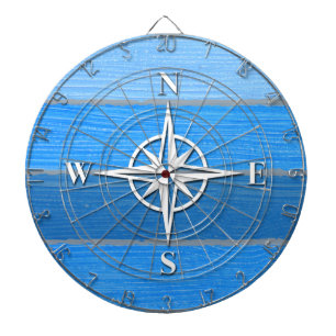 Nautisch thematisch ontwerp dartbord