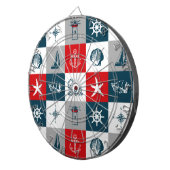 Nautisch thematisch ontwerp dartbord (Voorkant Rechts)