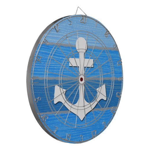 Nautisch thematisch ontwerp dartbord (Voorkant Links)