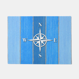 Nautisch thematisch ontwerp deurmat