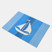 Nautisch thematisch ontwerp deurmat (Schuin)