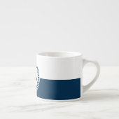 Nautisch thematisch ontwerp espresso kop (Rechts)