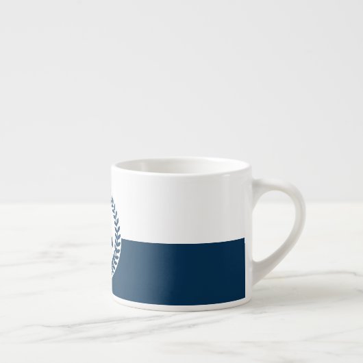 Nautisch thematisch ontwerp espresso kop (Rechts)