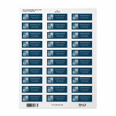 Nautisch thematisch ontwerp etiket (Full Sheet)