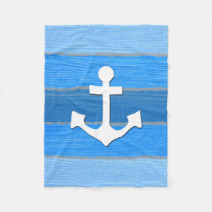 Nautisch thematisch ontwerp fleece deken