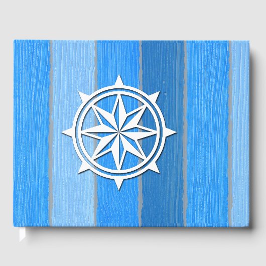Nautisch thematisch ontwerp gastenboek (Voorkant)