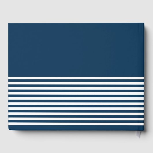 Nautisch thematisch ontwerp gastenboek (Achterkant)