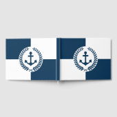 Nautisch thematisch ontwerp gastenboek (Volledig)