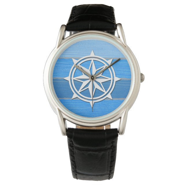 Nautisch thematisch ontwerp horloge (Voorkant)