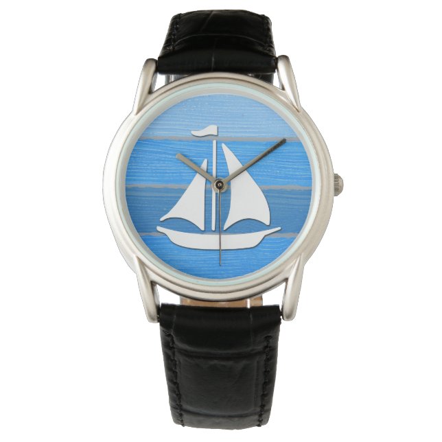 Nautisch thematisch ontwerp horloge (Voorkant)