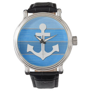Nautisch thematisch ontwerp horloge