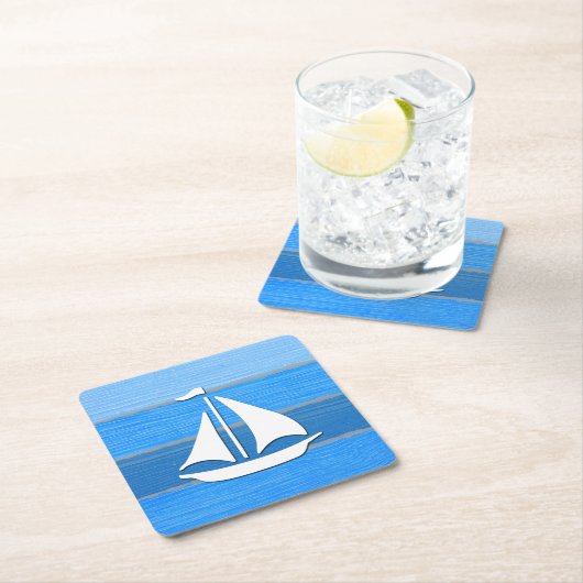 Nautisch thematisch ontwerp kartonnen onderzetters (Insitu)