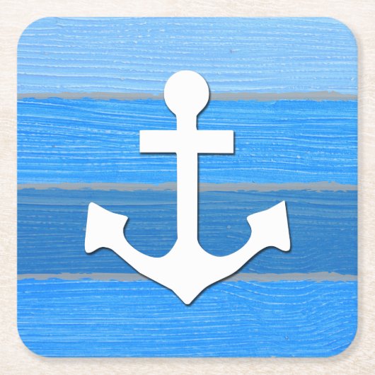 Nautisch thematisch ontwerp kartonnen onderzetters (Voorkant)
