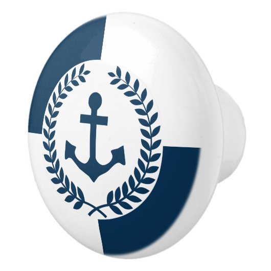 Nautisch thematisch ontwerp keramische knop (Rechts)